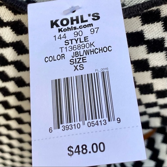 NWT Freshman 1996 Striped Sweater Dress - Picture 4 of 6